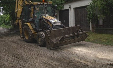 Munkálatok az Alsóvölgyi úton