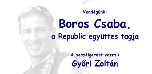 Boros Csaba a Zenei klub vendége október 30-án