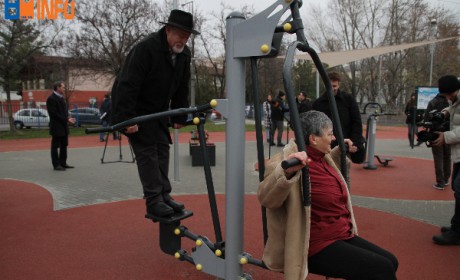 Felnőtt játszótér nyílt Budaörsön