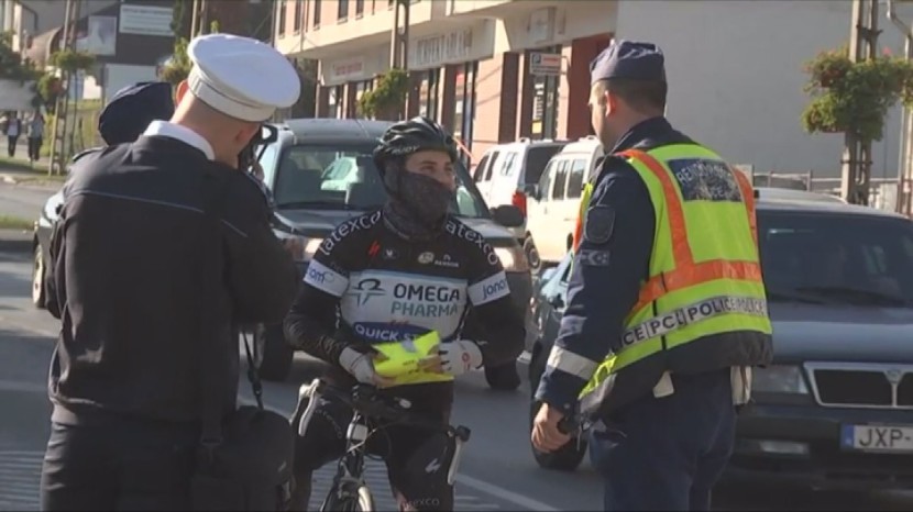 A kerékpárral közlekedőket is ellenőrzi a rendőrség