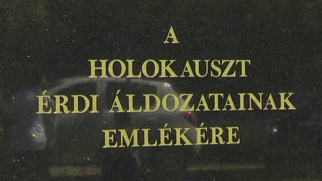 A zsidó holokauszt áldozataira emlékeztek